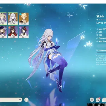 Genshin Impact Accounts Starter ASIA|STARTER AR 24|1 Limited Skirk|Low Explore|Check SS|TakeMail(GI777Z)