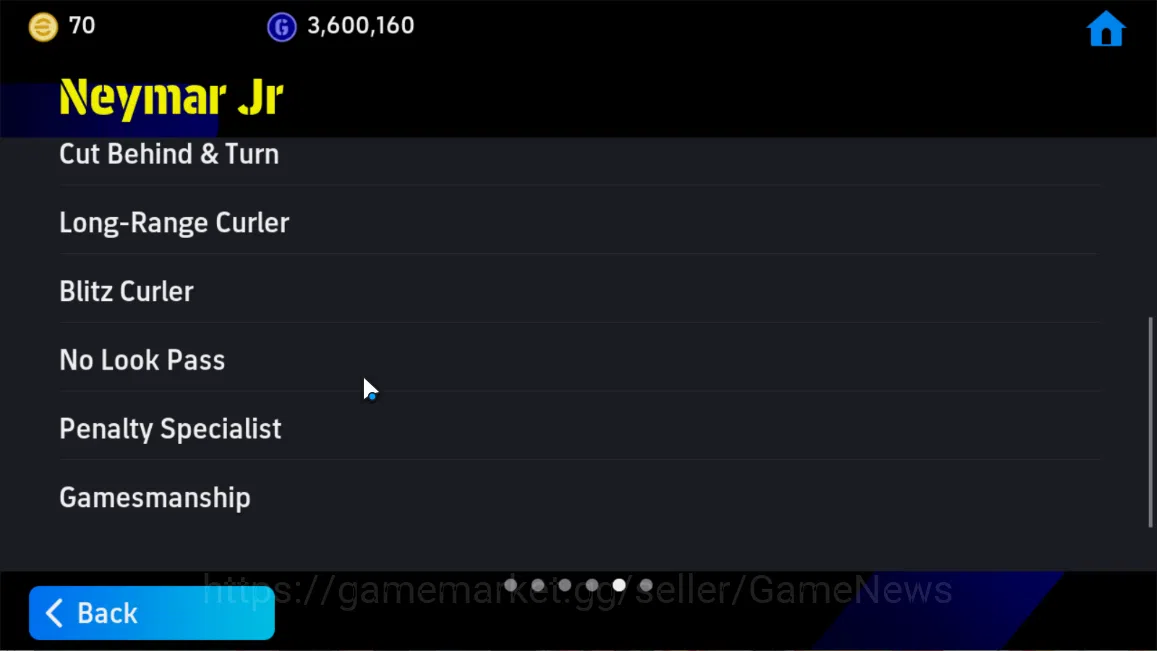 eFootball Accounts Mobile|Neymar Jr(BlitzCurler),EdenHazard(Phenomena image 11