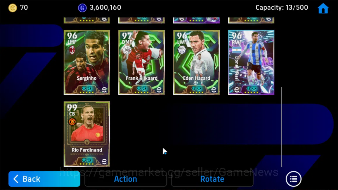 eFootball Accounts Mobile|Neymar Jr(BlitzCurler),EdenHazard(Phenomena image 6
