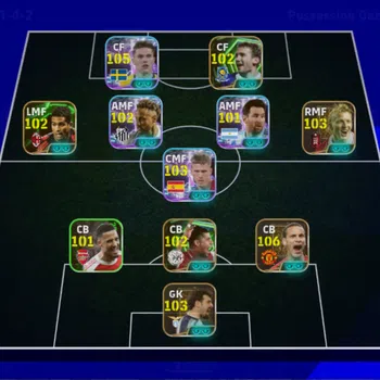 eFootball Mid-Tier Mobile|Neymar Jr(BlitzCurler),EdenHazard(Phenomena image 1