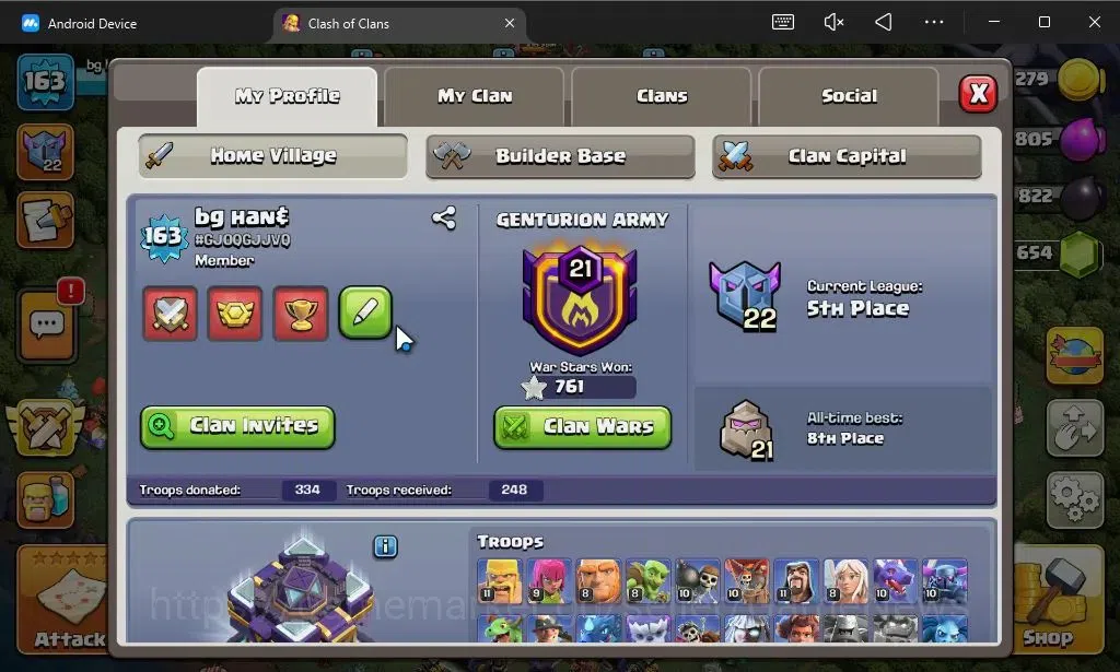 Clash of Clans Accounts LV 163|TH 15-BH 9|HH 9|Limited Skin|BK 42,AQ 53,GW image 2