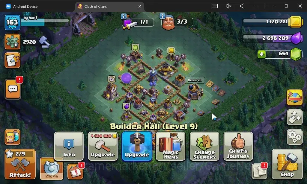 Clash of Clans Accounts LV 163|TH 15-BH 9|HH 9|Limited Skin|BK 42,AQ 53,GW image 6