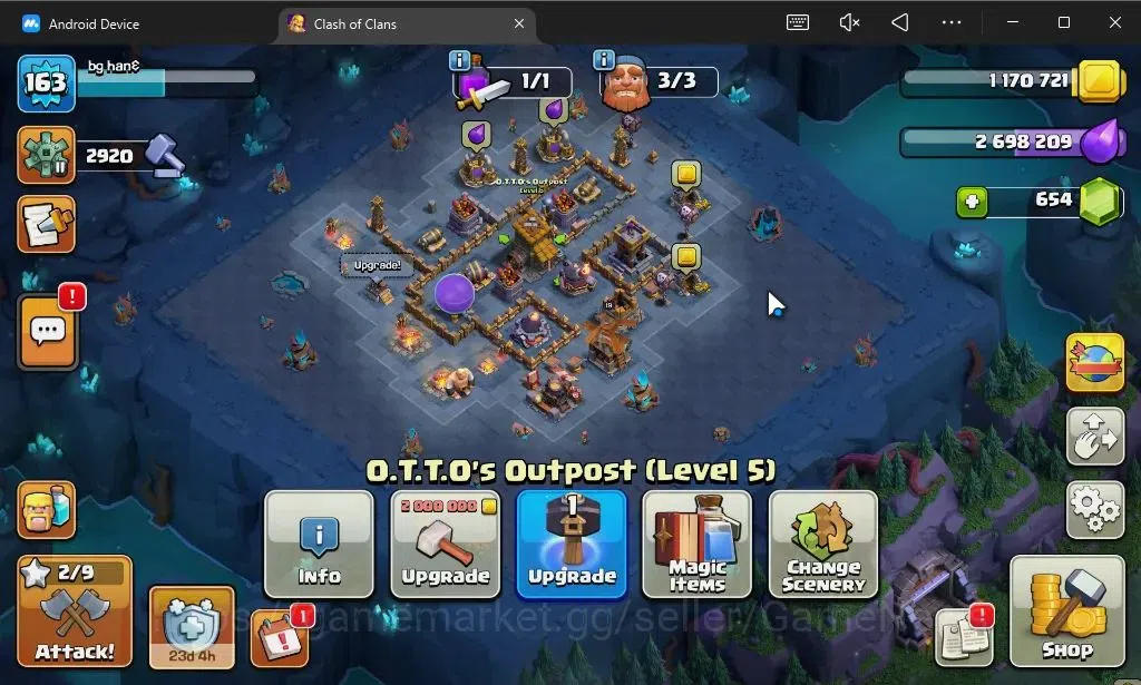 Clash of Clans Accounts LV 163|TH 15-BH 9|HH 9|Limited Skin|BK 42,AQ 53,GW image 7