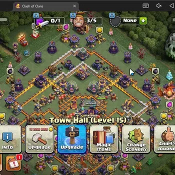 Clash of Clans High-End LV 163|TH 15-BH 9|HH 9|Limited Skin|BK 42,AQ 53,GW image 1