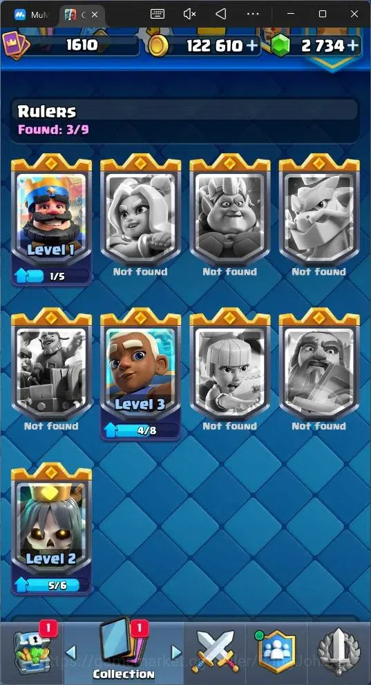 Clash Royale Accounts Global |CL 1610|KTL 15|Trophy 10274|121 Cards|6 Ma image 20