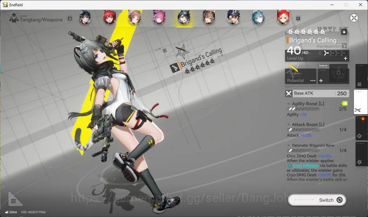 Arknights: Endfield Accounts ASIA | LVL 55, Laevatain sign, Ardelia sign p2, Yv image 12