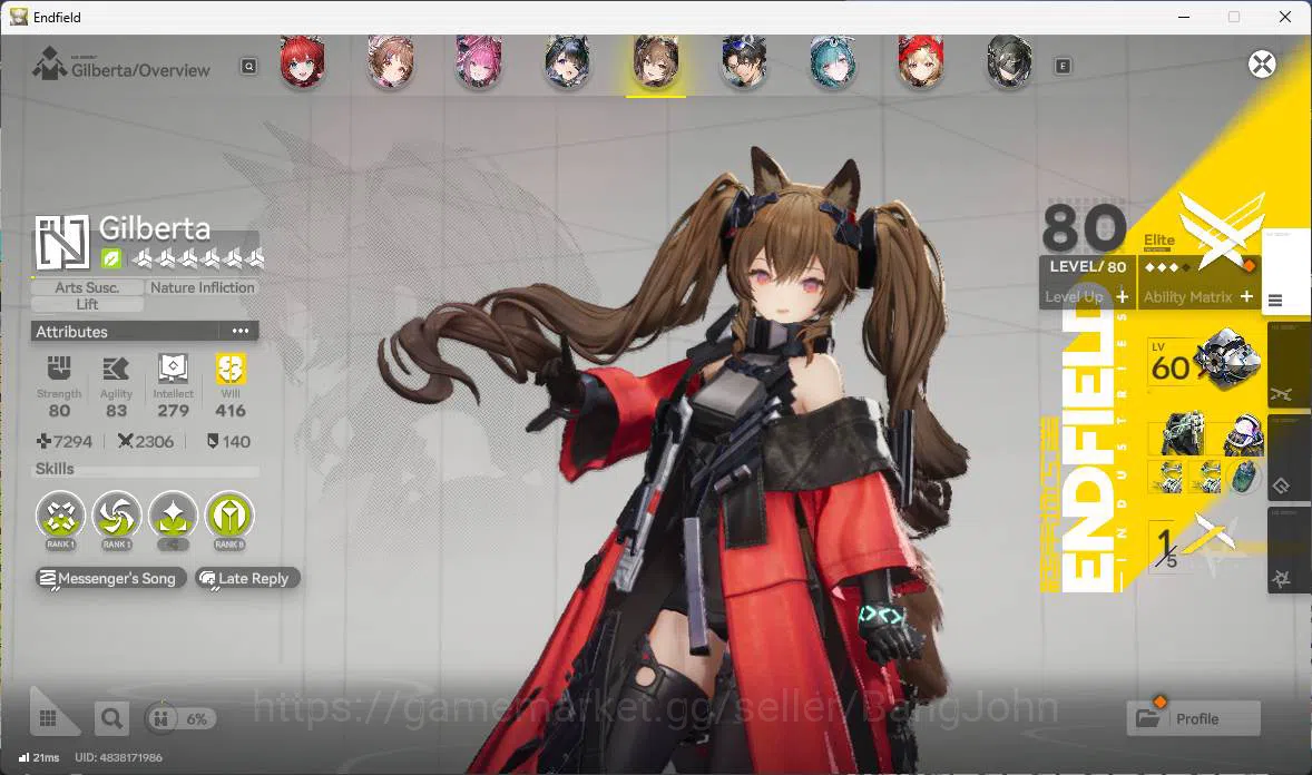 Arknights: Endfield Accounts ASIA | LVL 55, Laevatain sign, Ardelia sign p2, Yv image 13