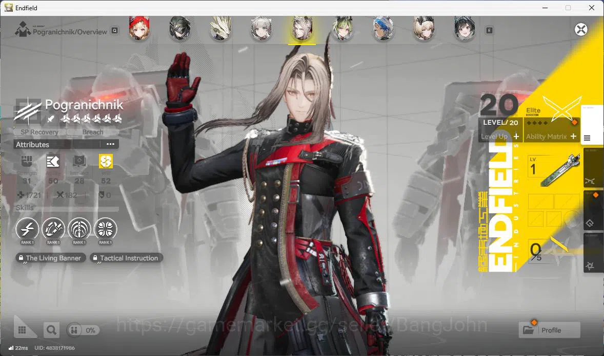 Arknights: Endfield Accounts ASIA | LVL 55, Laevatain sign, Ardelia sign p2, Yv image 15