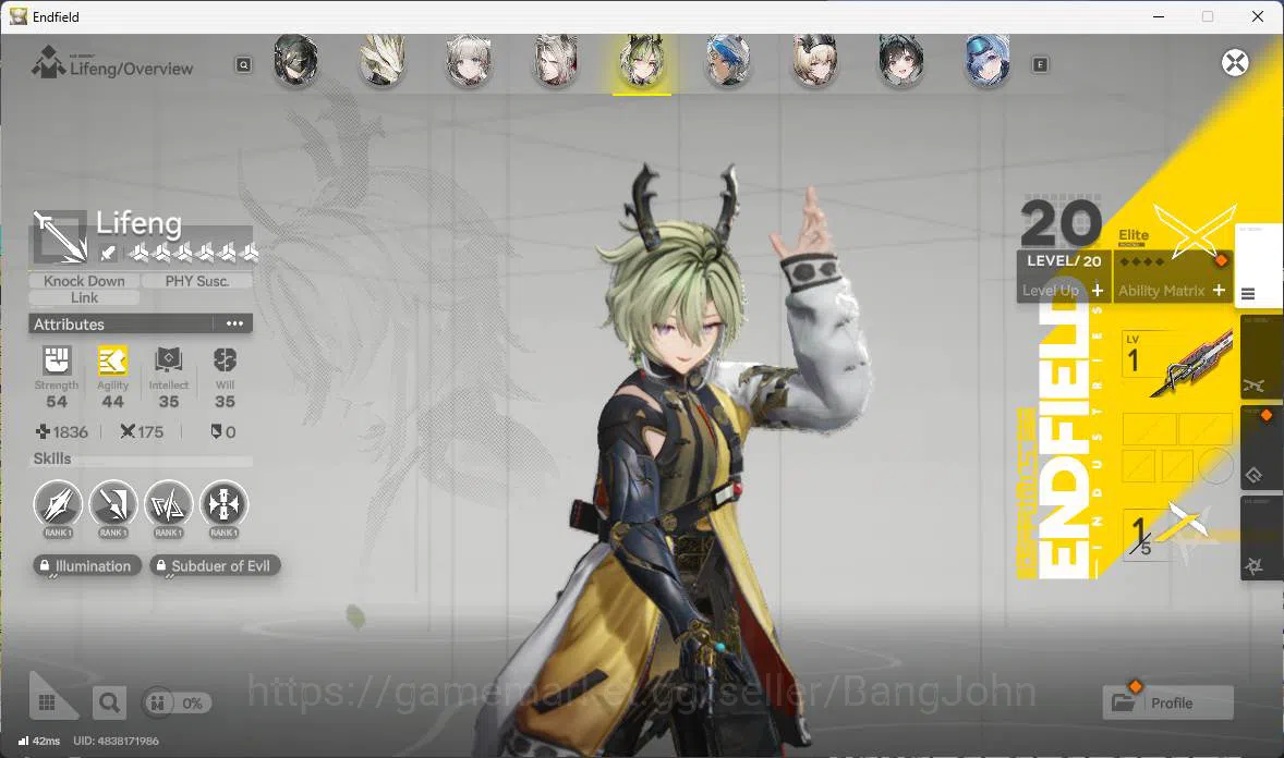 Arknights: Endfield Accounts ASIA | LVL 55, Laevatain sign, Ardelia sign p2, Yv image 16