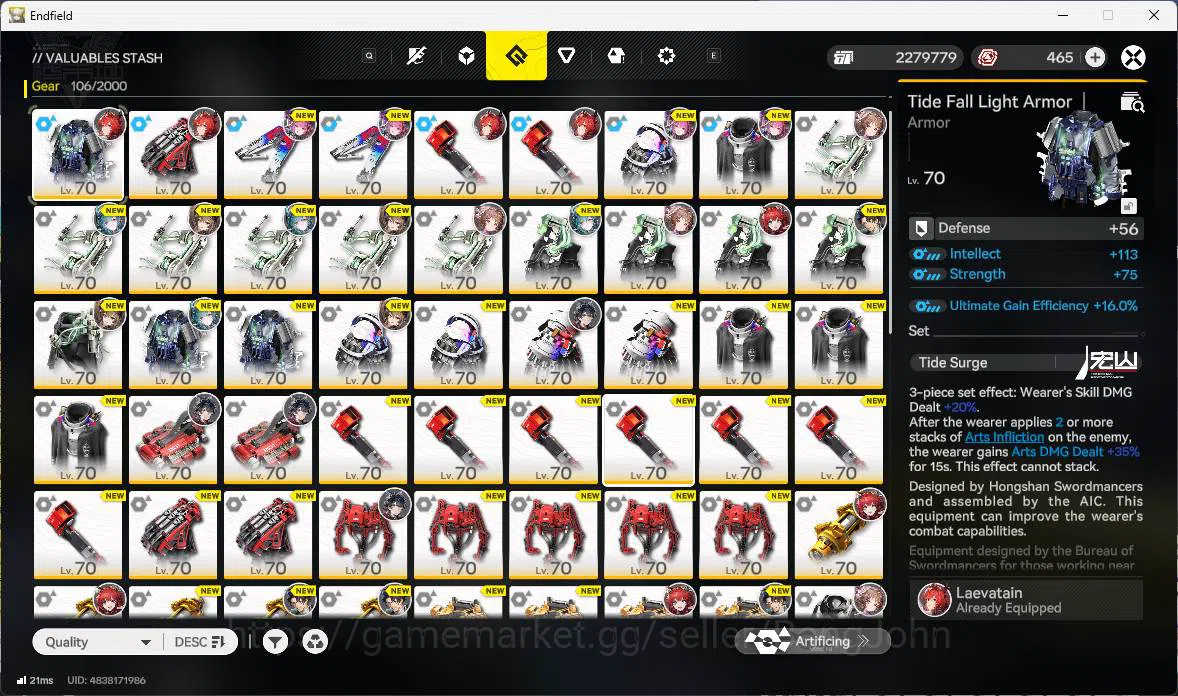 Arknights: Endfield Accounts ASIA | LVL 55, Laevatain sign, Ardelia sign p2, Yv image 19