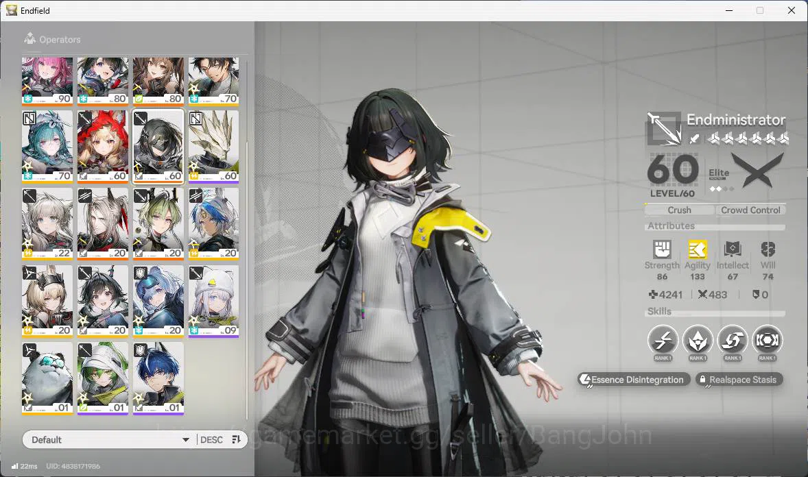 Arknights: Endfield Accounts ASIA | LVL 55, Laevatain sign, Ardelia sign p2, Yv image 4