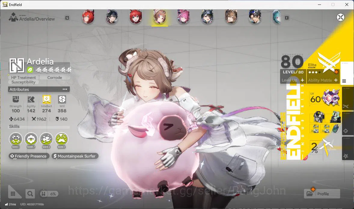 Arknights: Endfield Accounts ASIA | LVL 55, Laevatain sign, Ardelia sign p2, Yv image 7
