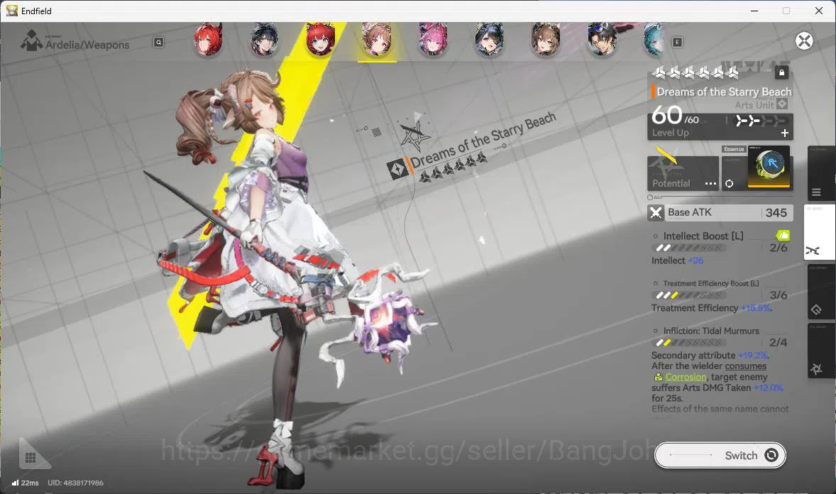 Arknights: Endfield Accounts ASIA | LVL 55, Laevatain sign, Ardelia sign p2, Yv image 8