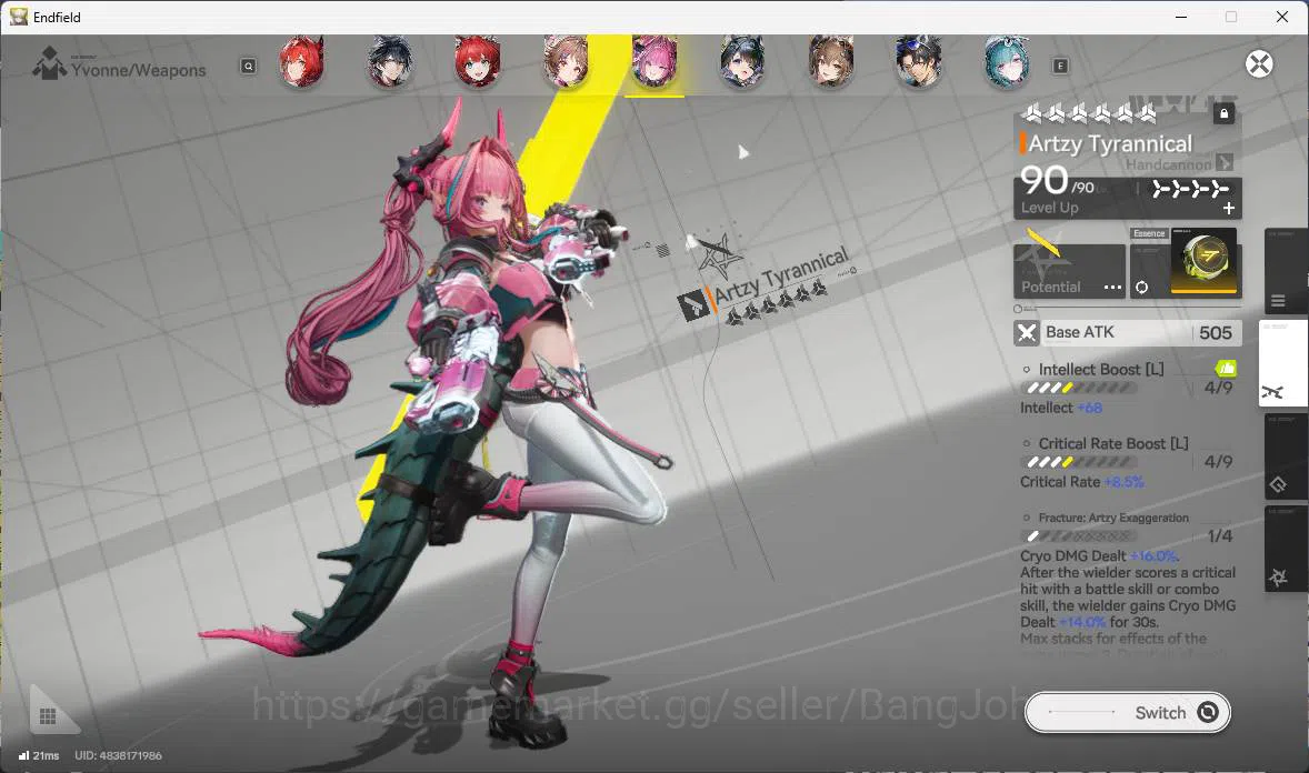 Arknights: Endfield Accounts ASIA | LVL 55, Laevatain sign, Ardelia sign p2, Yv image 9