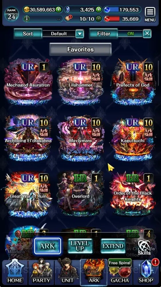 Last Cloudia Accounts Endgame GLOBAL|Rank 24|3,4K Crystal|Top Tier Unit [AoG Labyreth,Arkh KoD,SM Sera,Ascended Roland,Etc|7 11