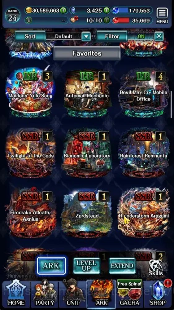 Last Cloudia Accounts Endgame GLOBAL|Rank 24|3,4K Crystal|Top Tier Unit [AoG Labyreth,Arkh KoD,SM Sera,Ascended Roland,Etc|7 12