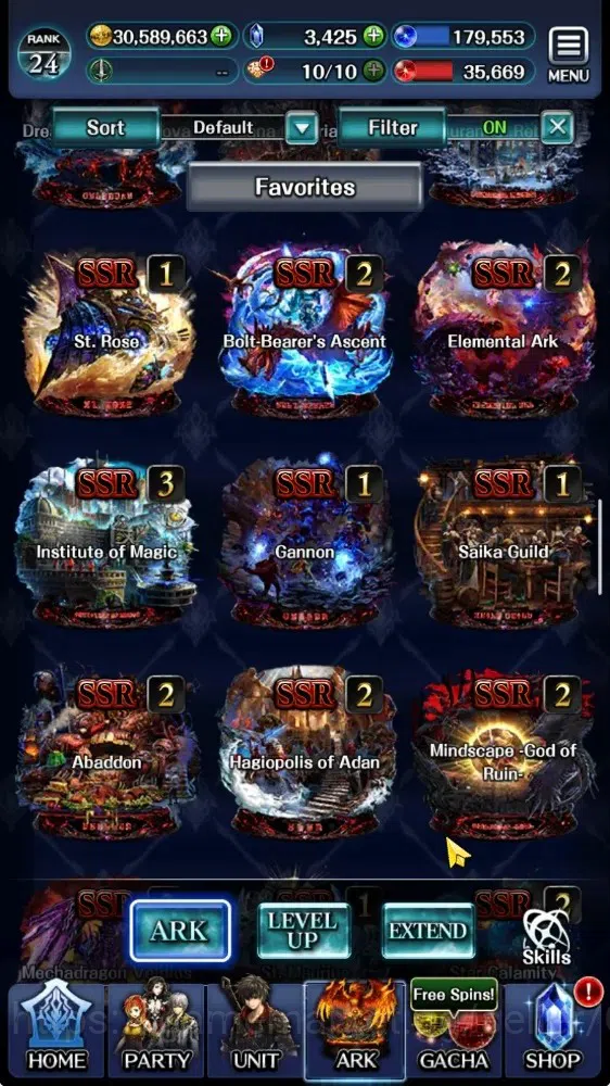 Last Cloudia Accounts Endgame GLOBAL|Rank 24|3,4K Crystal|Top Tier Unit [AoG Labyreth,Arkh KoD,SM Sera,Ascended Roland,Etc|7 14