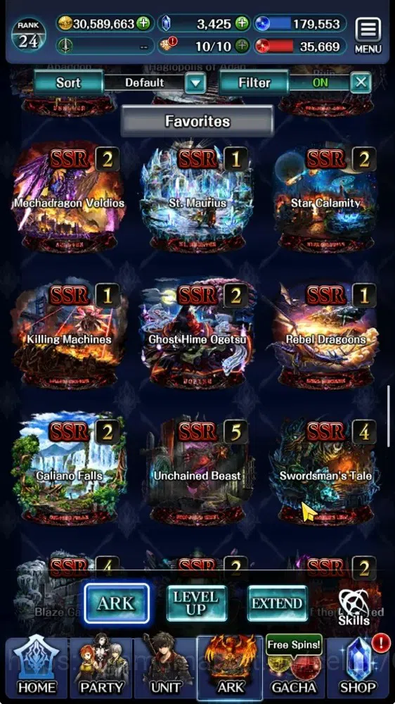 Last Cloudia Accounts Endgame GLOBAL|Rank 24|3,4K Crystal|Top Tier Unit [AoG Labyreth,Arkh KoD,SM Sera,Ascended Roland,Etc|7 15