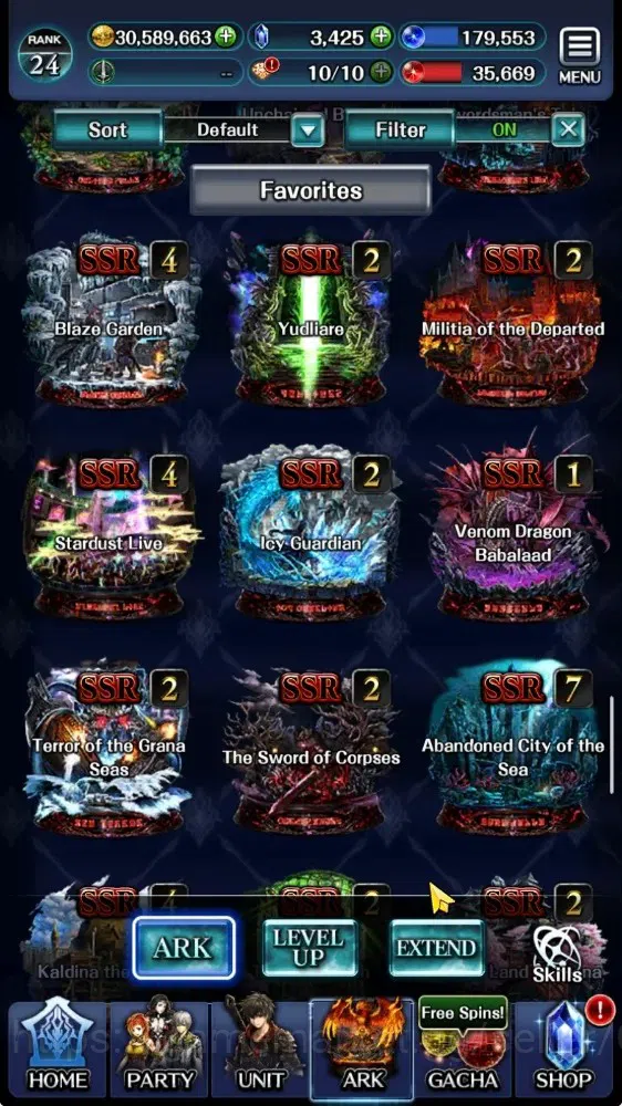 Last Cloudia Accounts Endgame GLOBAL|Rank 24|3,4K Crystal|Top Tier Unit [AoG Labyreth,Arkh KoD,SM Sera,Ascended Roland,Etc|7 16