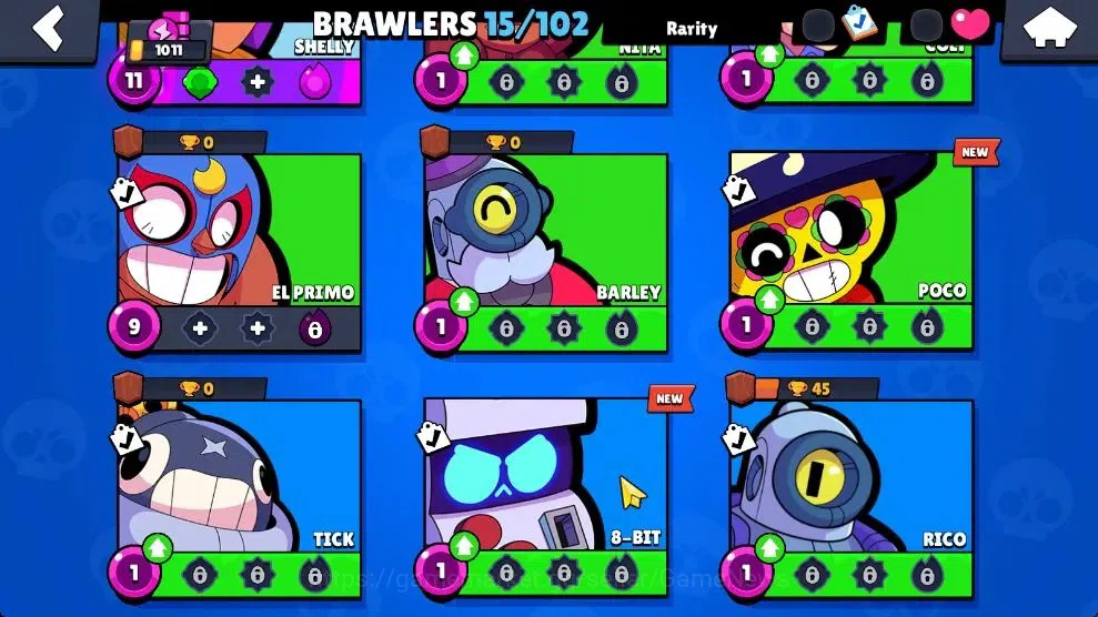 Brawl Stars Accounts 1011 Trophy|15 Brawlers 2 Max Lvl [Lily,Shelly]|1  image 6