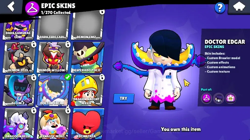 Brawl Stars Accounts 1011 Trophy|15 Brawlers 2 Max Lvl [Lily,Shelly]|1  image 7