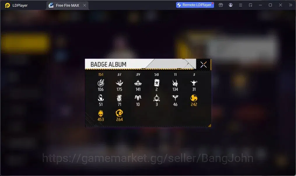 Free Fire Accounts Indonesia | EVO SCAR-Megalodon Alpha | M1887-One P image 18