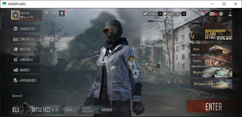 Arena Breakout Starter [MOBILE] Lv30|SV 22M|CV 14M|Urban Sports|VSS Decre image 1