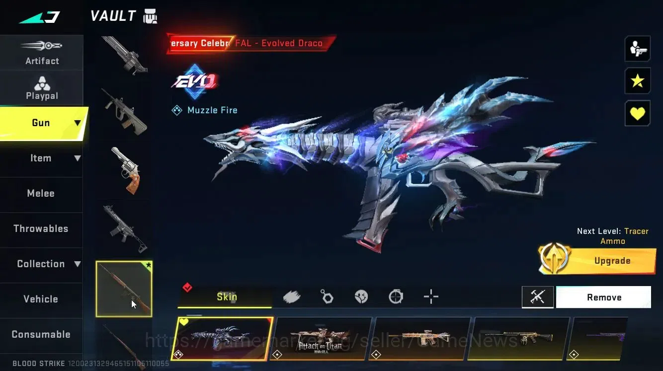 Blood Strike Accounts ASIA|6 ULTRA[RAN,NACHO,Origin12,VECTOR,FAL,M1887]| image 11
