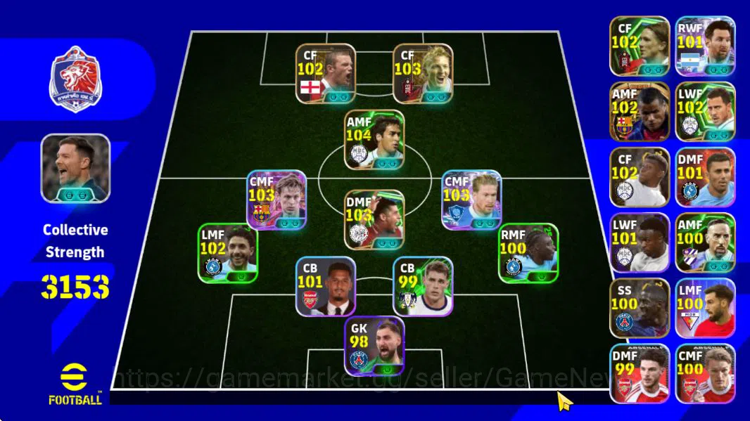 eFootball Mid-Tier Mobile|Big Time Rivaldo,Kevin De Bruyn(Phenom Pass image 1