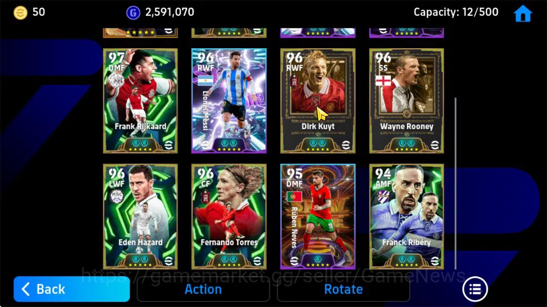 eFootball Accounts Mobile|Big Time Rivaldo,Kevin De Bruyn(Phenom Pass image 7