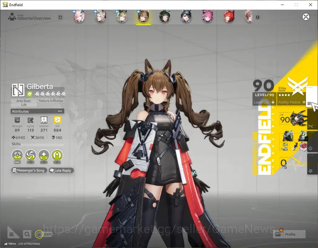Arknights: Endfield Accounts NA/EU|Lv60|30K ORU,300 Ori|12 SSR|[Mi Fu,Gilberta, image 6