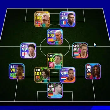 eFootball Accounts Legends & Iconic Players Android|Big Time Erling Haaland 5 Jul'26| 2 Epic Mark Van Bommel,Carles Puyol|3
