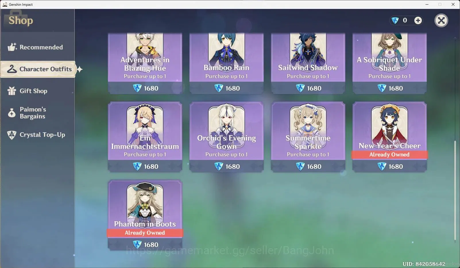 Genshin Impact Accounts ASIA |13 Limit , NO sign|Limit Alercchino,Kazuha,S image 1