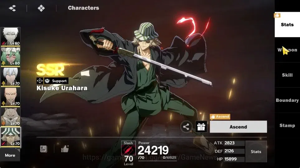 BLEACH: Soul Resonance Accounts NuverseSEA|LV 61|10 SSR [Ichigo IH,Nelliel,Gin,Ika image 19