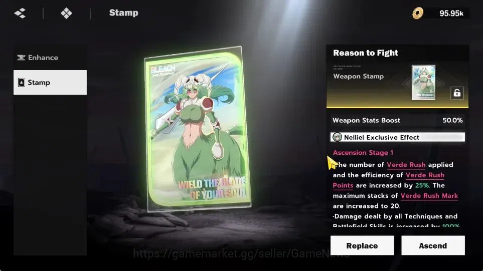 BLEACH: Soul Resonance Accounts NuverseSEA|LV 61|10 SSR [Ichigo IH,Nelliel,Gin,Ika image 7