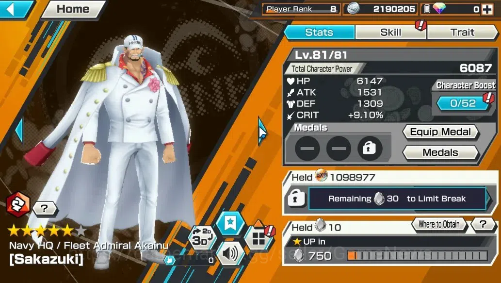 One Piece Bounty Rush Accounts Global|4EX|FA Akainu,LH Monkey D.Garp,Kaido Son Ya image 6