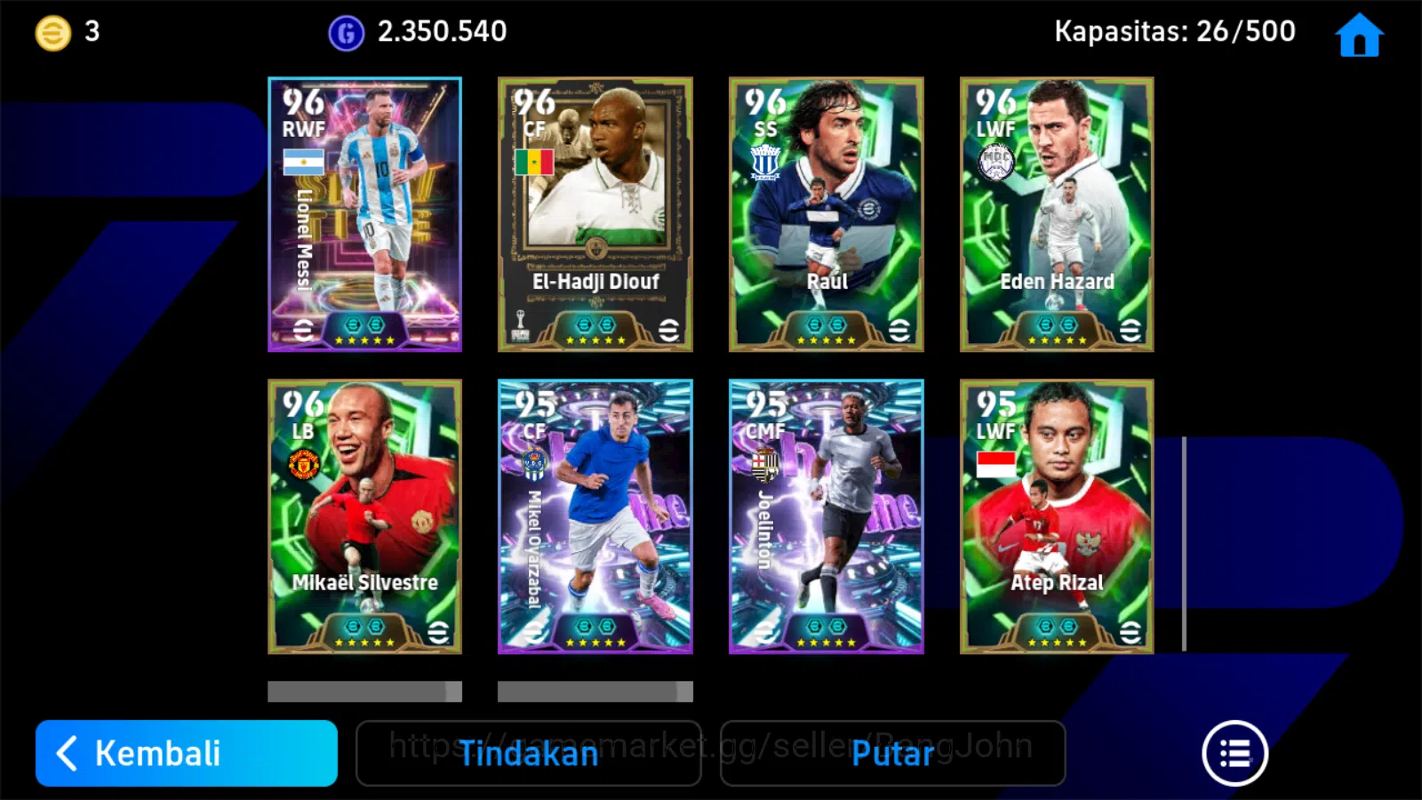 eFootball Accounts Power 3202 | pele epicdb,roberto carlos epicdb,rob image 6