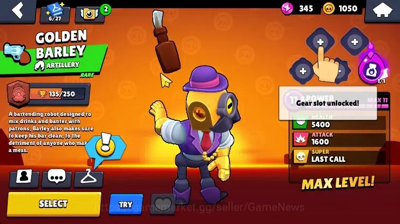 Brawl Stars Accounts 1002 Trophy|16 Brawlers 4 Max Lvl [Willow,Edgar,Sh image 12
