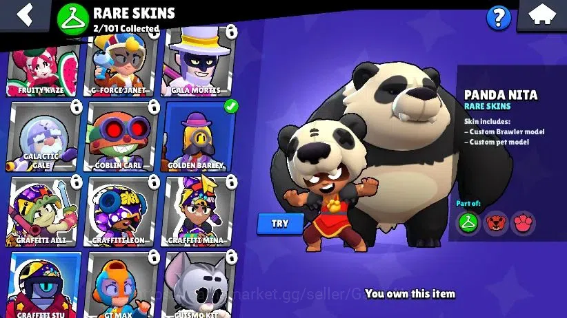 Brawl Stars Accounts 1002 Trophy|16 Brawlers 4 Max Lvl [Willow,Edgar,Sh image 8