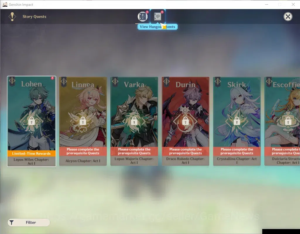 Genshin Impact Accounts ASIA|AR 29|6 Limited + 3 (*5 Weapon)|Mavu,Raiden,Y image 13