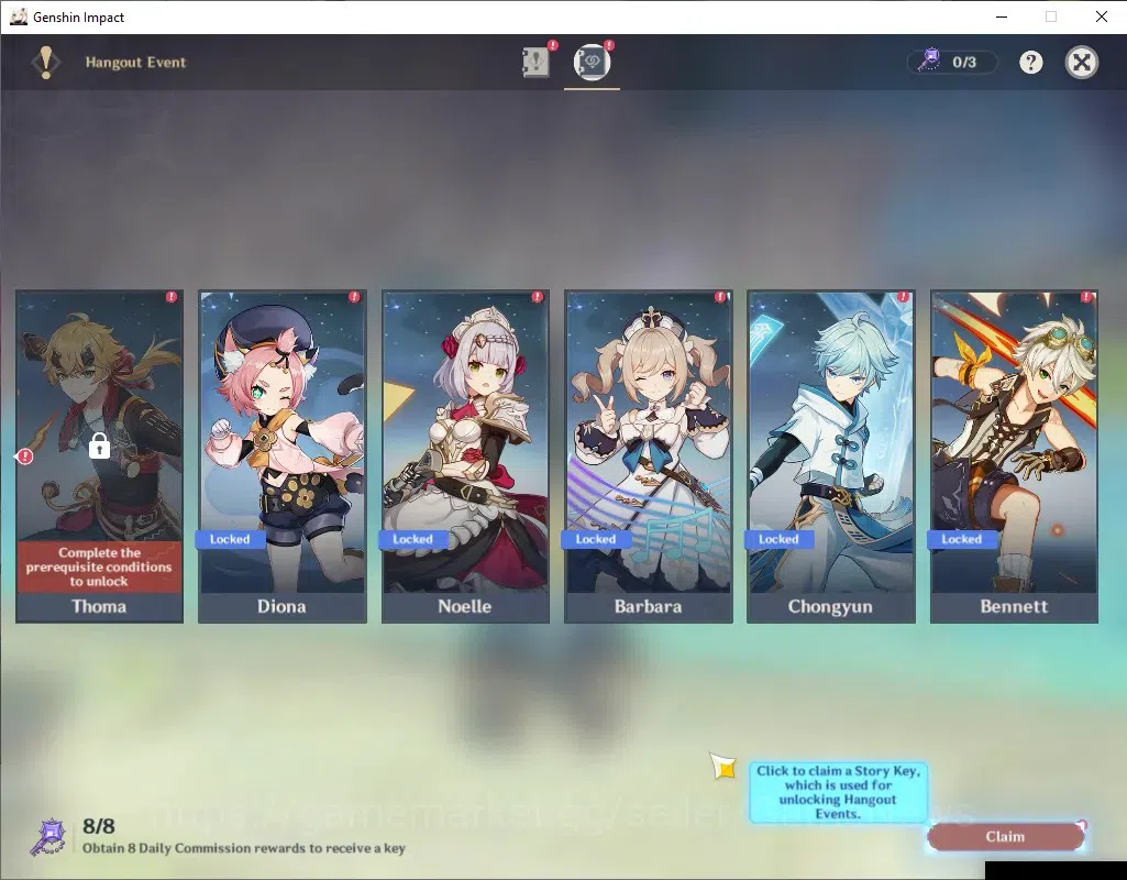 Genshin Impact Accounts ASIA|AR 29|6 Limited + 3 (*5 Weapon)|Mavu,Raiden,Y image 14