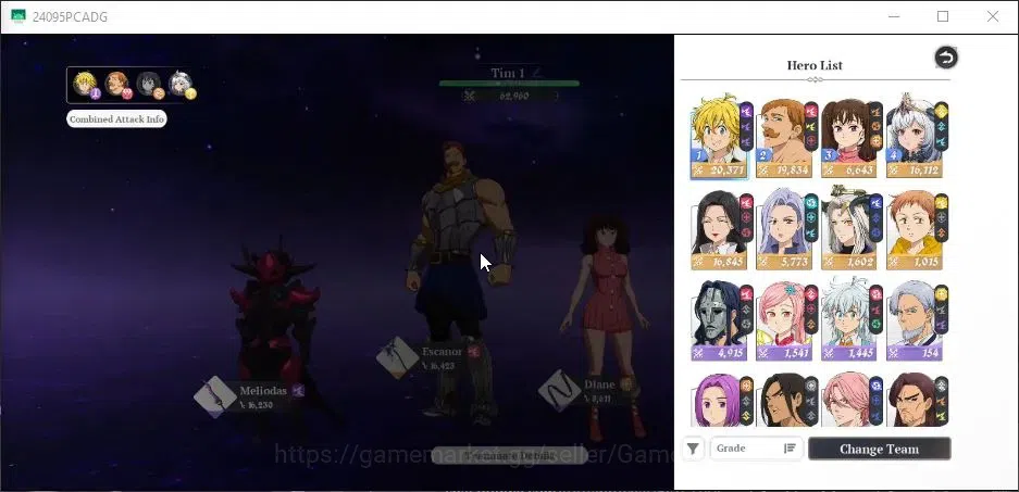 The Seven Deadly Sins: Origin Accounts SEA|Lvl 41|8 SSR|EscanorP6,MeliodasP5,DianeP5,Mann image 1