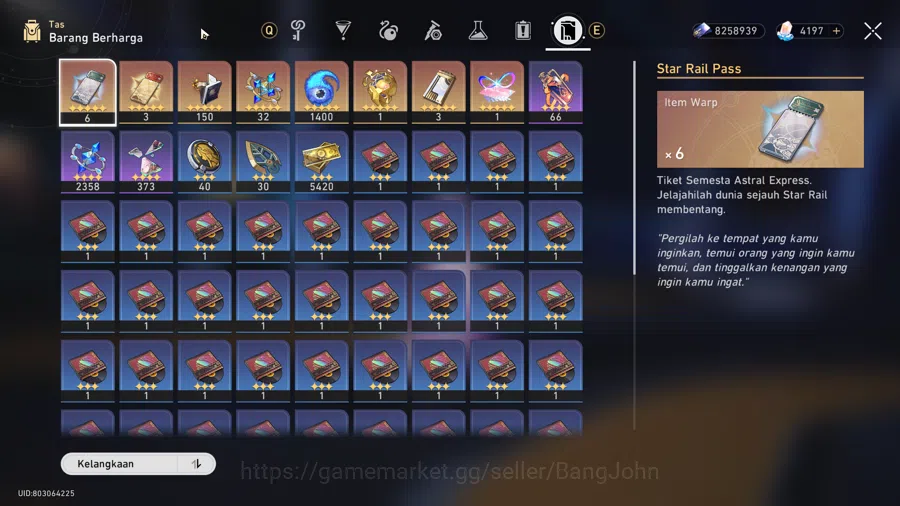 Honkai Star Rail Accounts Others ASIA | TL 50 | Mono Remem Team | Hyacine Sign, Evernight, Castorice, The Dahlia, DanHeng 10
