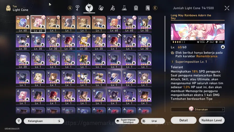 Honkai Star Rail Accounts Others ASIA | TL 50 | Mono Remem Team | Hyacine Sign, Evernight, Castorice, The Dahlia, DanHeng 5