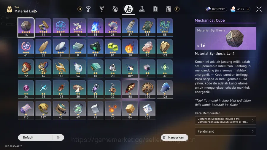 Honkai Star Rail Accounts Others ASIA | TL 50 | Mono Remem Team | Hyacine Sign, Evernight, Castorice, The Dahlia, DanHeng 7
