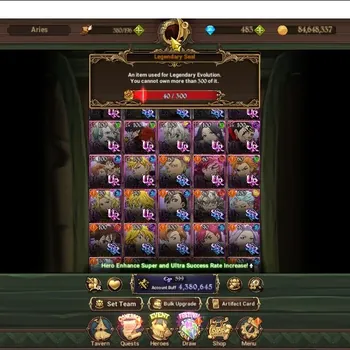 The Seven Deadly Sins: Grand Cross Accounts Midgame GLOBAL|4.3M CC|40 LS|4 LR 12 UR+4 Collab Char|NMeli2/6,Brunhild,L