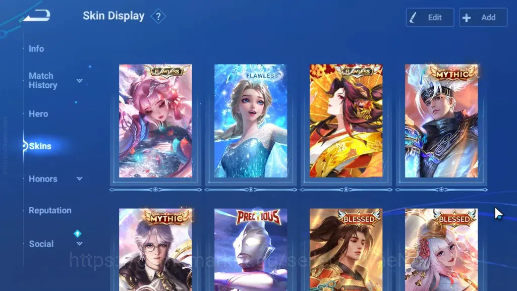 Honor of Kings Accounts Hero113 Skin301|Nobi 8|Flawless(Daji,LadyZhen,Mai) image 3