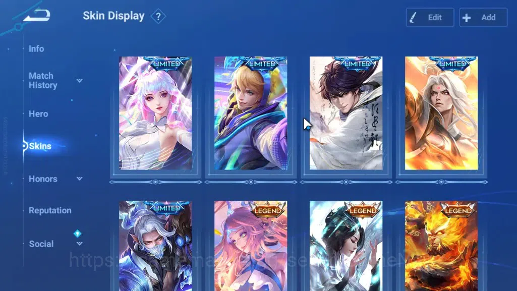 Honor of Kings Accounts Hero113 Skin301|Nobi 8|Flawless(Daji,LadyZhen,Mai) image 4