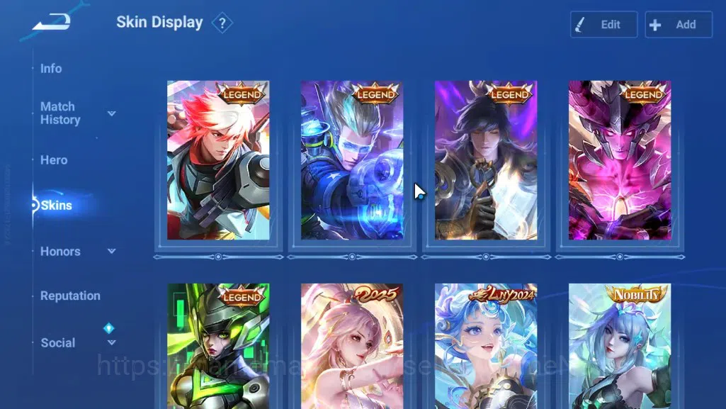 Honor of Kings Accounts Hero113 Skin301|Nobi 8|Flawless(Daji,LadyZhen,Mai) image 5