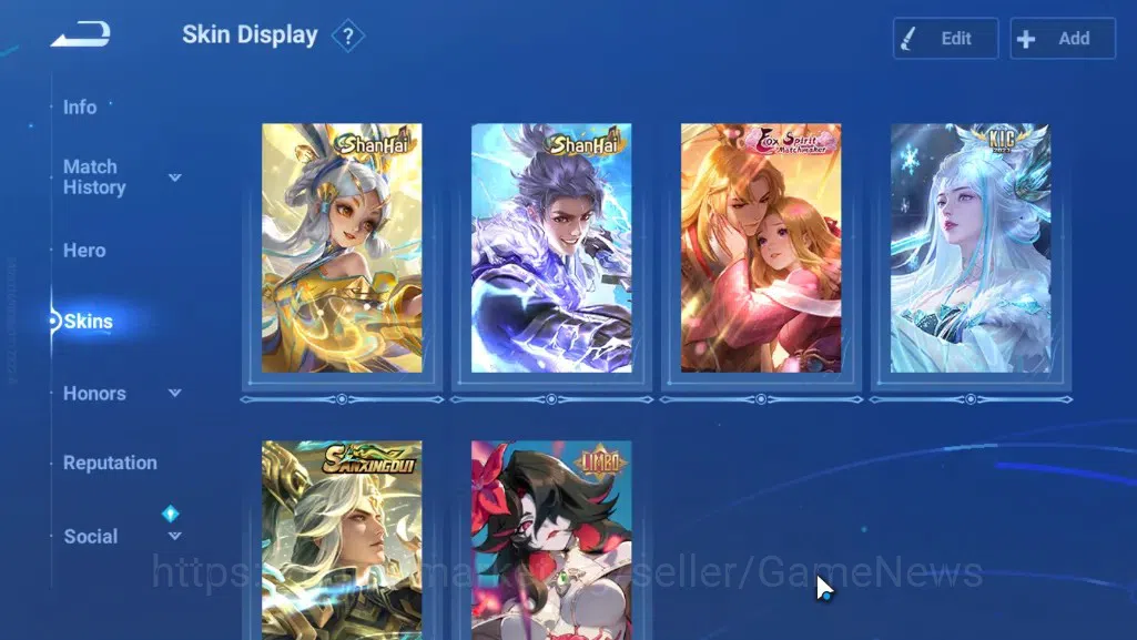 Honor of Kings Accounts Hero113 Skin301|Nobi 8|Flawless(Daji,LadyZhen,Mai) image 6